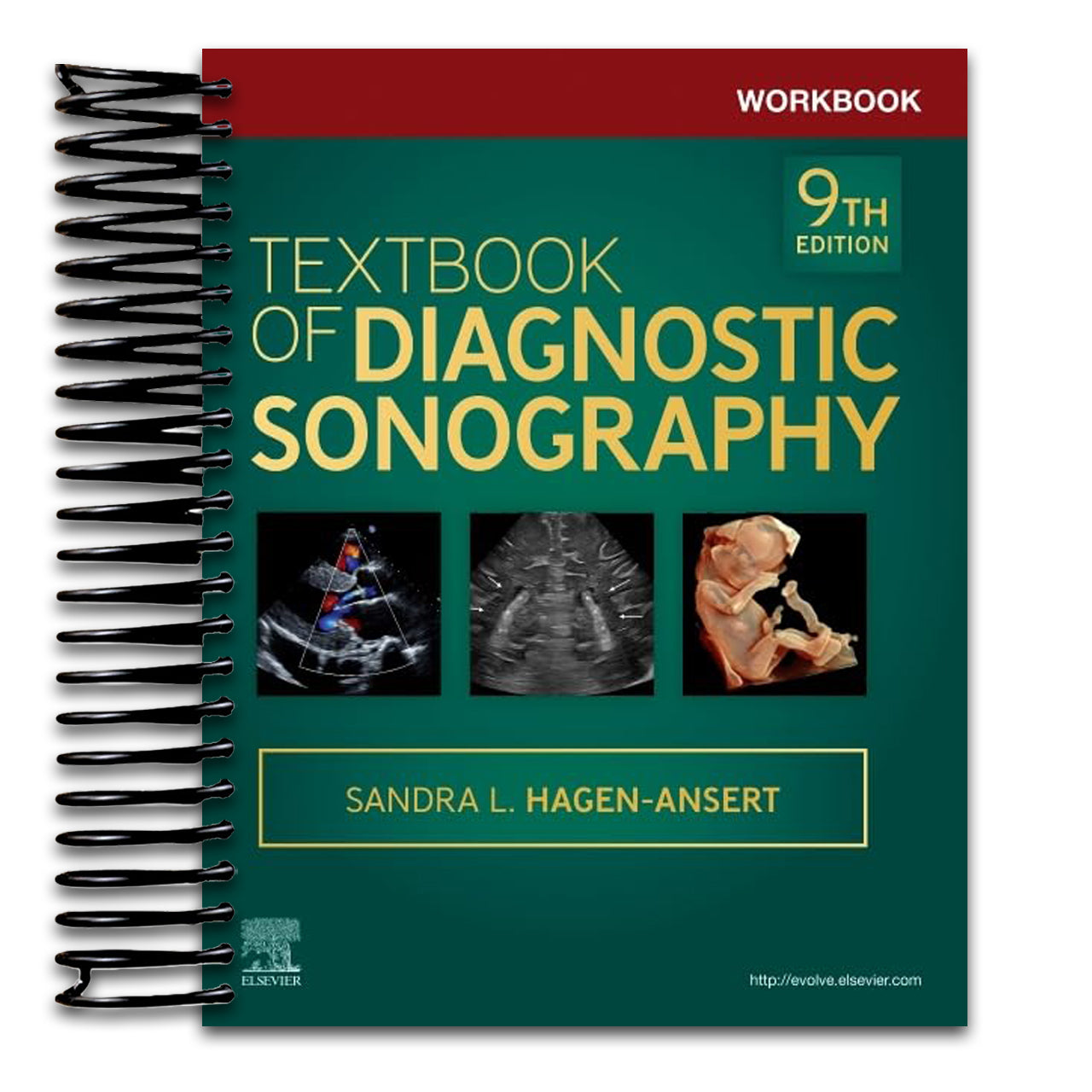 Workbook for Textbook of Diagnostic Sonography (Spiral bound) Happy Coil spiral bound book
