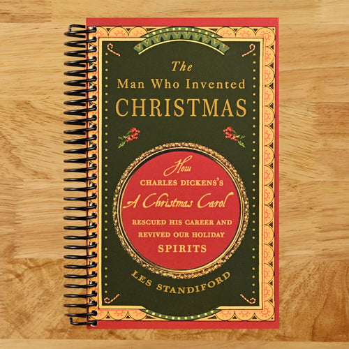 The Man Who Invented Christmas: How Charles Dickens's A Christmas Carol Rescued His Career and Revived Our Holiday Spirits (Spiral bound) Happy Coil spiral bound book