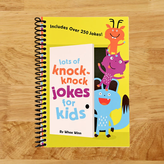 Lots of Knock-Knock Jokes for Kids: A Funny, Laugh Out Loud Busy Book for Children with Over 250 Jokes, Riddles, Tongue Twisters, and Puns   (Spiral bound)