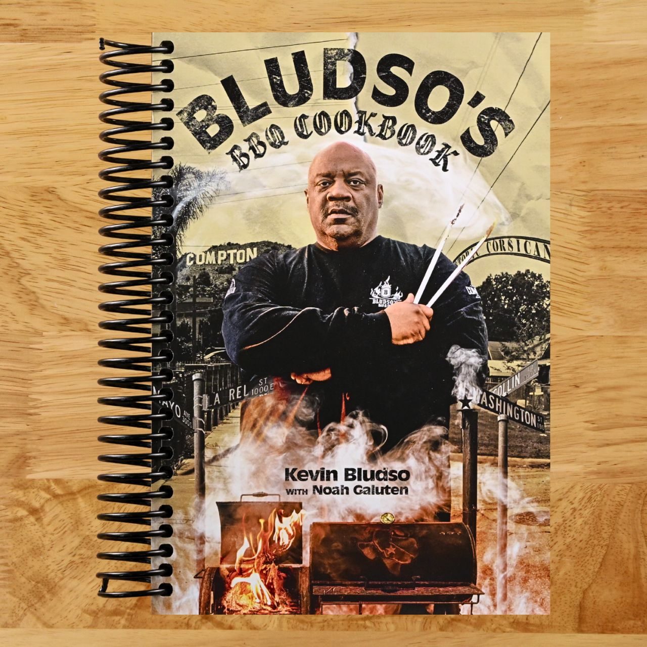 Bludso's BBQ Cookbook: A Family Affair in Smoke and Soul (Spiral bound) Happy Coil spiral bound book