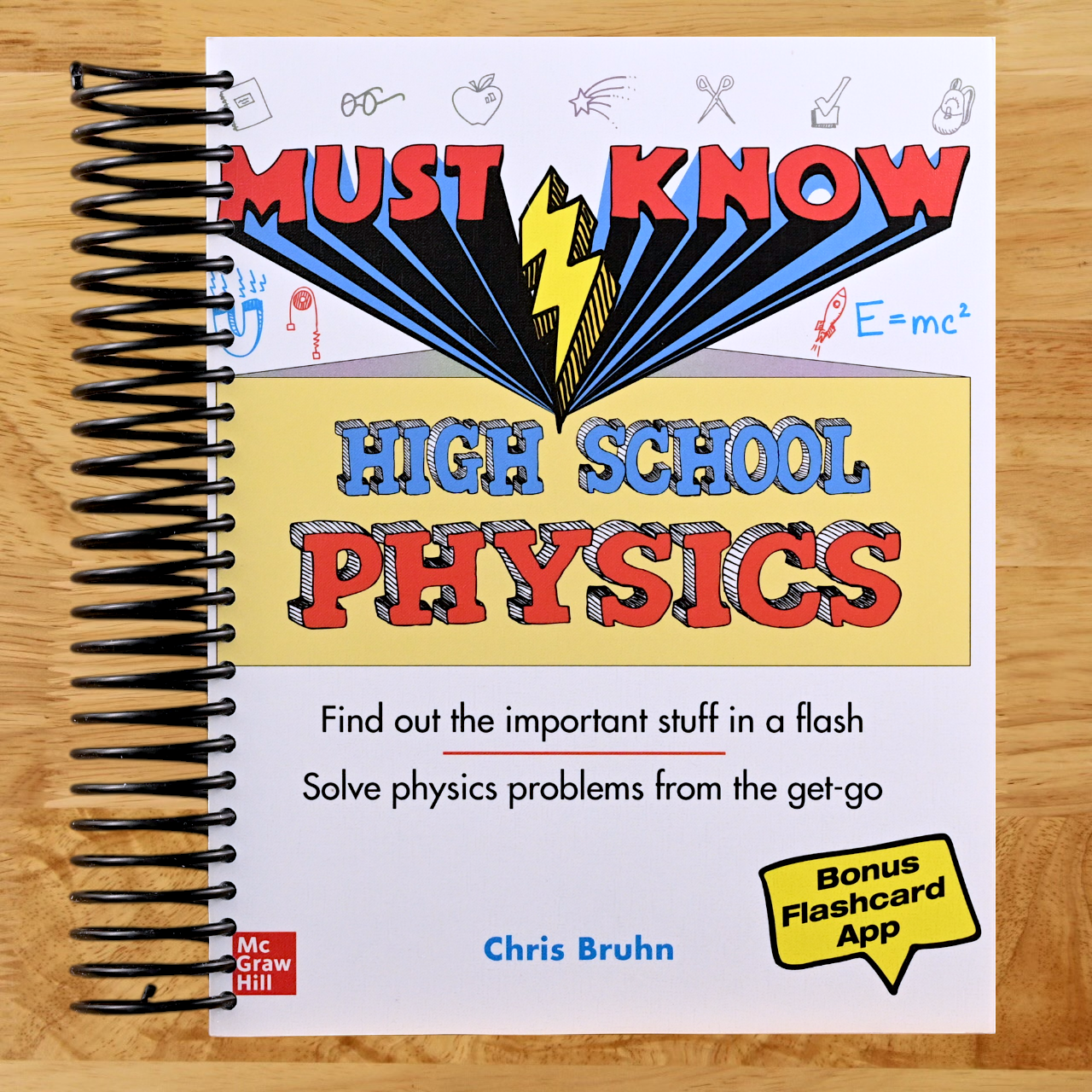 Must Know High School Physics (Spiral bound) Happy Coil spiral bound book