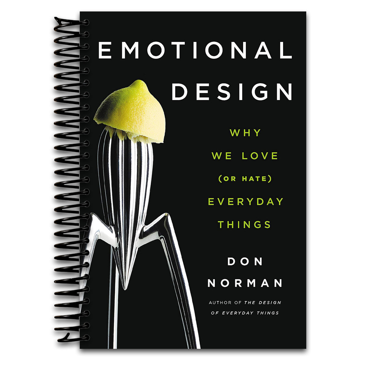 Emotional Design: Why We Love (or Hate) Everyday Things (Spiral bound) Happy Coil spiral bound book