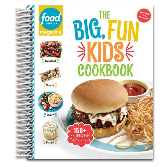 Food Network Magazine The Big, Fun Kids Cookbook: 150+ Recipes for Young Chefs (Food Network Magazine's Kids Cookbooks)