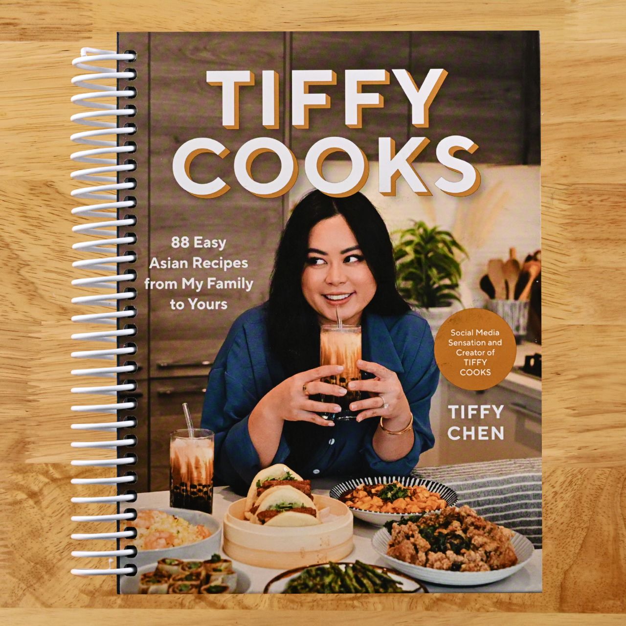 Tiffy Cooks: 88 Easy Asian Recipes from My Family to Yours: A Cookbook (Spiral bound) Happy Coil spiral bound book