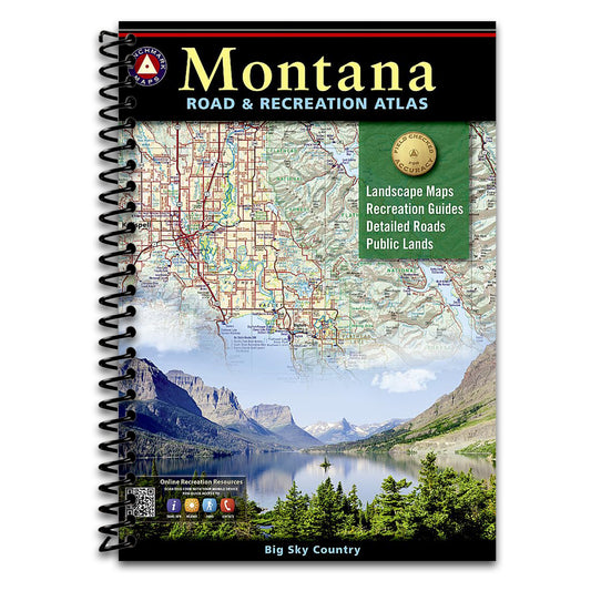 Montana Road and Recreation Atlas - 6th Edition, 2024 (Benchmark)