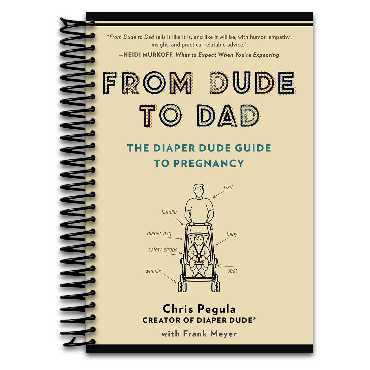 From Dude to Dad: The Diaper Dude Guide to Pregnancy   (Spiral bound)