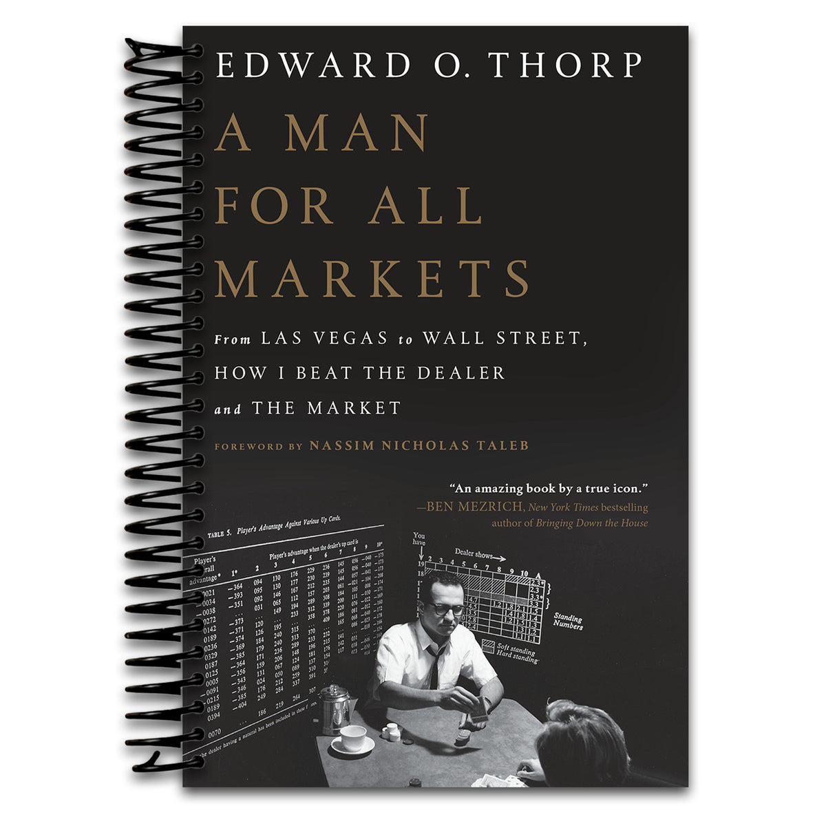 A Man for All Markets: From Las Vegas to Wall Street, How I Beat the Dealer and the Market (Spiral bound) Happy Coil spiral bound book