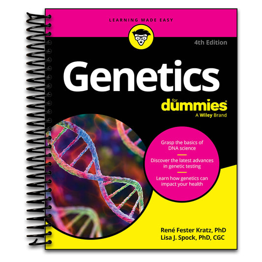Genetics For Dummies   (Spiral bound)