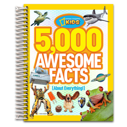 5,000 Awesome Facts (About Everything!) (National Geographic Kids)   (Spiral bound)