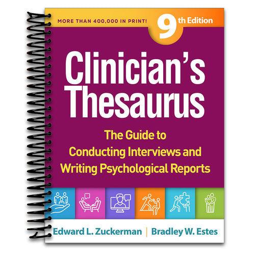 Clinician's Thesaurus: The Guide to Conducting Interviews and Writing Psychological Reports (Spiral bound) Happy Coil spiral bound book