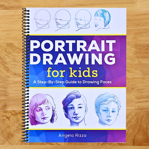 Portrait Drawing for Kids: A Step-by-Step Guide to Drawing Faces (Drawing Books for Kids Ages 9 to 12) (Spiral bound) Happy Coil spiral bound book