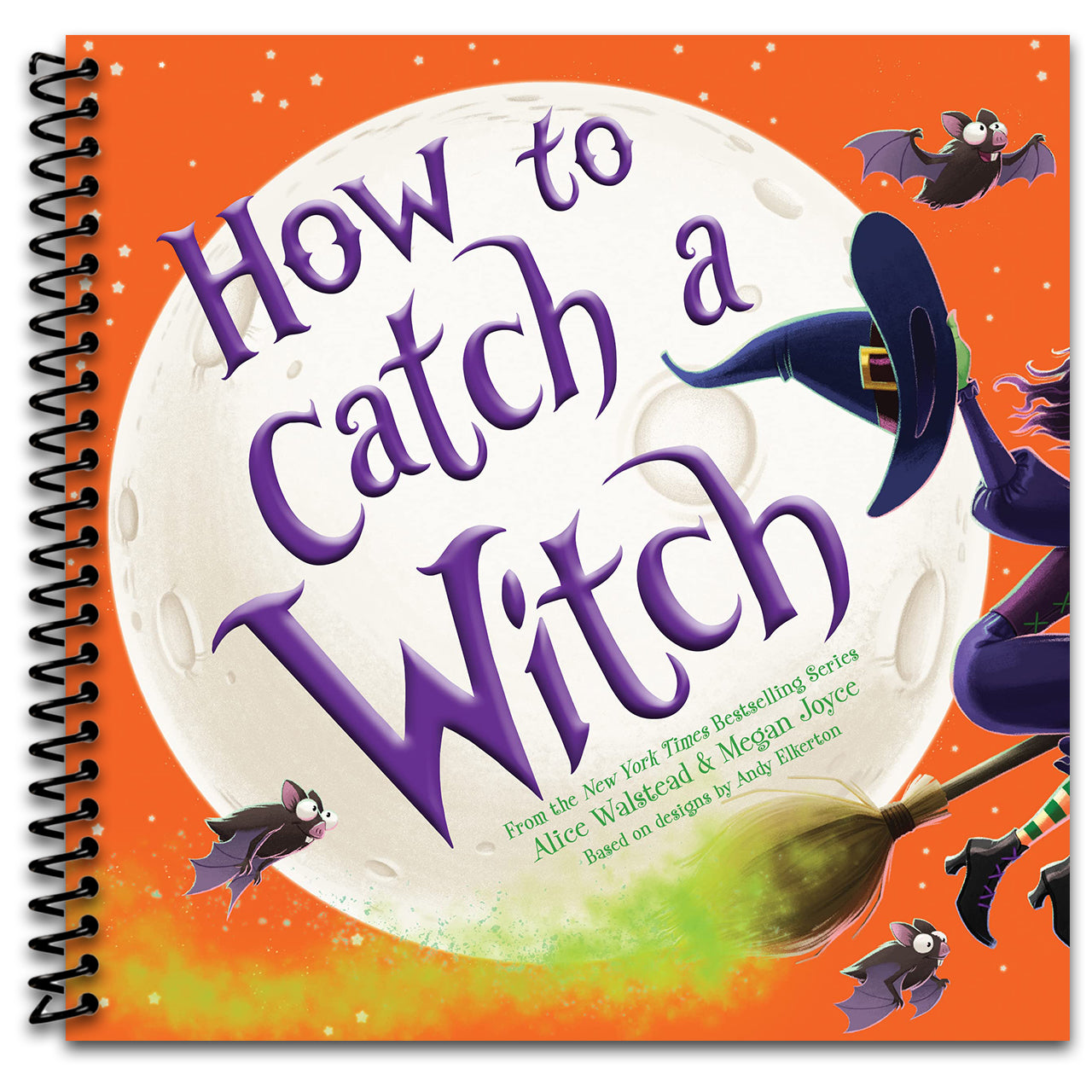 How to Catch a Witch: A Halloween Picture Book for Kids   (Spiral bound)