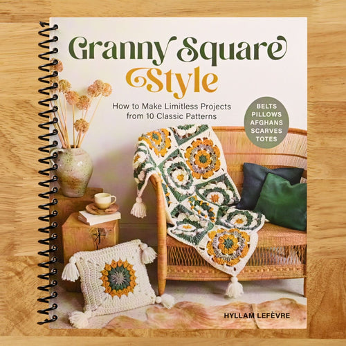 Granny Square Style: How to Make Limitless Projects from 10 Classic Patterns (Belts, Pillows, Afghans, Scarves, Totes) A Beginner's Guide to Crochet Crafts with Step-by-Step Tutorial Videos (Spiral bound) Happy Coil spiral bound book
