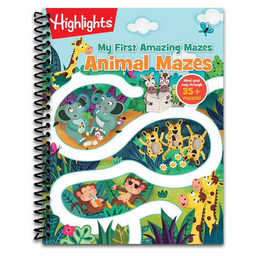 Animal Mazes (Highlights My First Amazing Mazes) (Spiral bound) Happy Coil spiral bound book