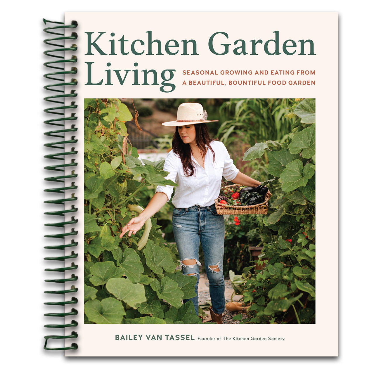 Kitchen Garden Living: Seasonal Growing and Eating from a Beautiful, Bountiful Food Garden (Spiral bound) Happy Coil spiral bound book