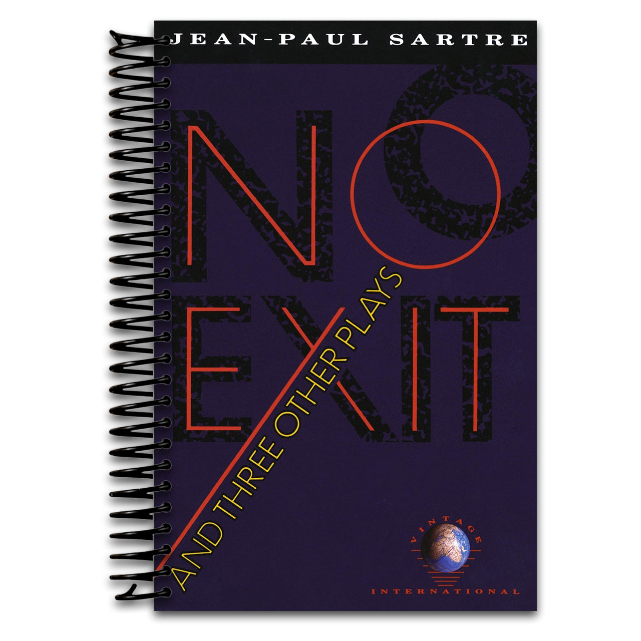 No Exit and Three Other Plays (Vintage International) (Spiral bound) Happy Coil spiral bound book