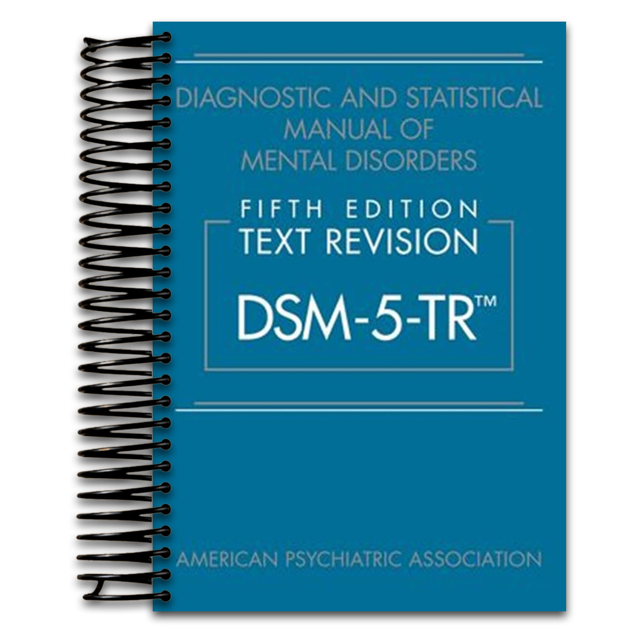 Diagnostic and Statistical Manual of Mental Disorders, Text Revision Dsm-5-tr (Spiral bound) Happy Coil spiral bound book