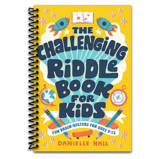 The Challenging Riddle Book for Kids: Fun Brain-Busters for Ages 9-12 (Spiral bound) Happy Coil spiral bound book