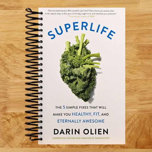 SuperLife: The 5 Simple Fixes That Will Make You Healthy, Fit, and Eternally Awesome (Spiral bound) Happy Coil spiral bound book