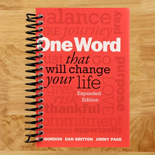 One Word That Will Change Your Life, Expanded Edition (Jon Gordon) (Spiral bound) Happy Coil spiral bound book