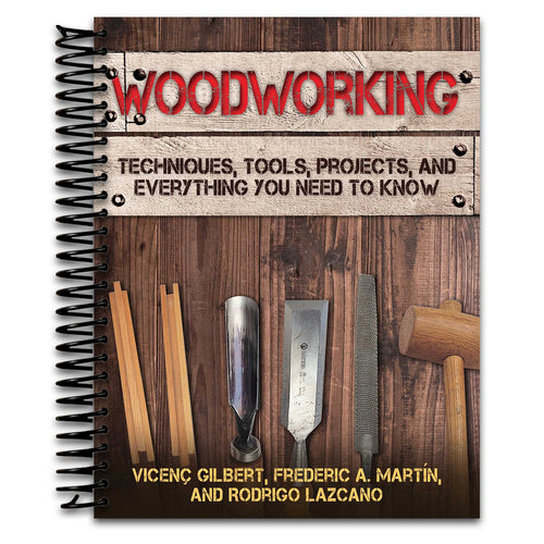 Woodworking: Techniques, Tools, Projects, and Everything You Need to Know (Spiral bound) Happy Coil spiral bound book