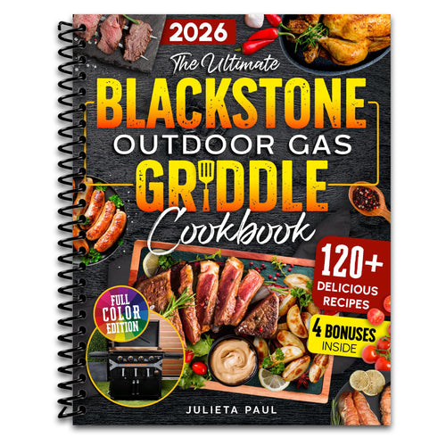 The Ultimate Blackstone Outdoor Gas Griddle Cookbook: 2000 Days of Simple and Delicious Recipes, Secret Tips, and Grilling Master Techniques for Beginners to Cook Like a Pro. (Spiral bound) Happy Coil spiral bound book