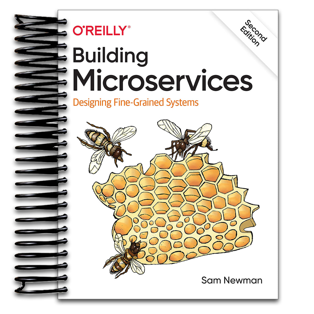 Building Microservices: Designing Fine-Grained Systems (Spiral bound) Happy Coil spiral bound book