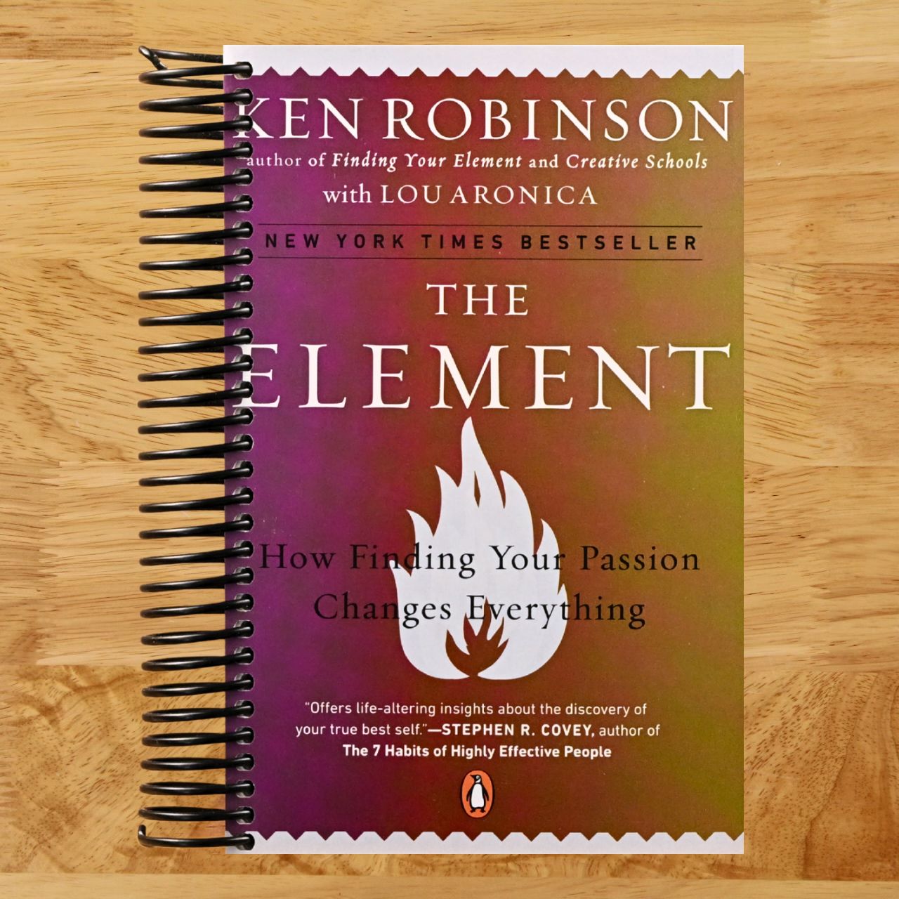 The Element: How Finding Your Passion Changes Everything (Spiral bound) Happy Coil spiral bound book
