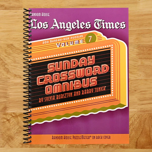 Los Angeles Times Sunday Crossword Omnibus, Volume 7 (Spiral bound) Happy Coil spiral bound book