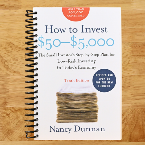How to Invest $50-$5,000 10e: The Small Investor's Step-by-Step Plan for Low-Risk Investing in Today's Economy (Spiral bound) Happy Coil spiral bound book