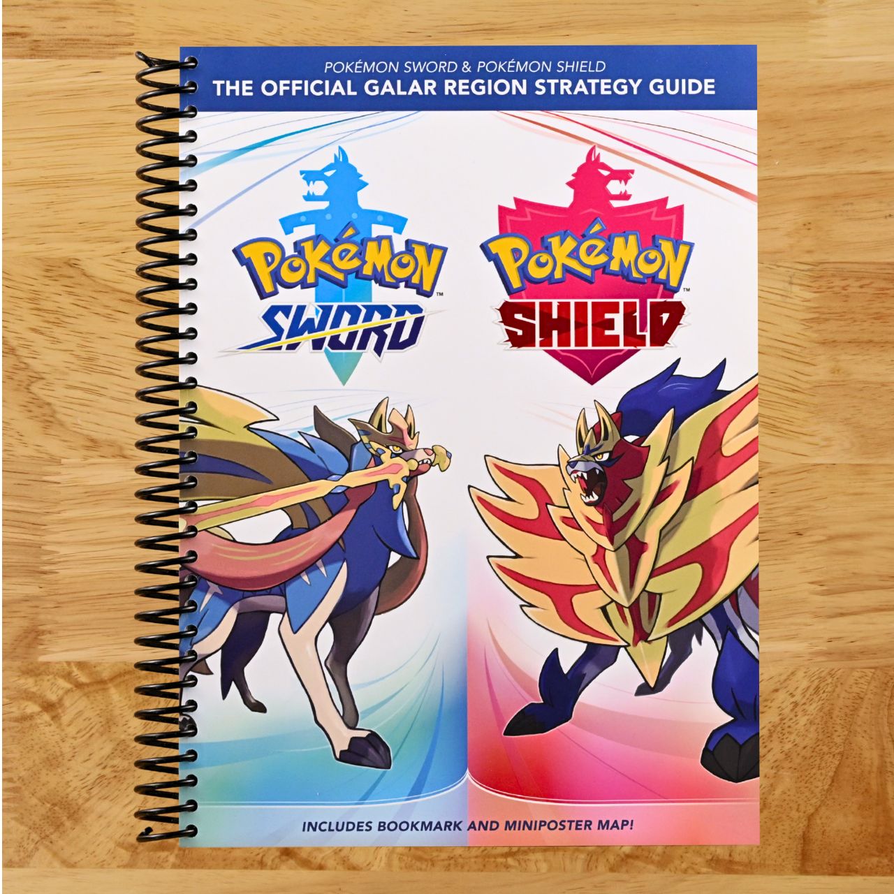Pokémon Sword & Pokémon Shield: The Official Galar Region Strategy Guide (Spiral bound) Happy Coil spiral bound book