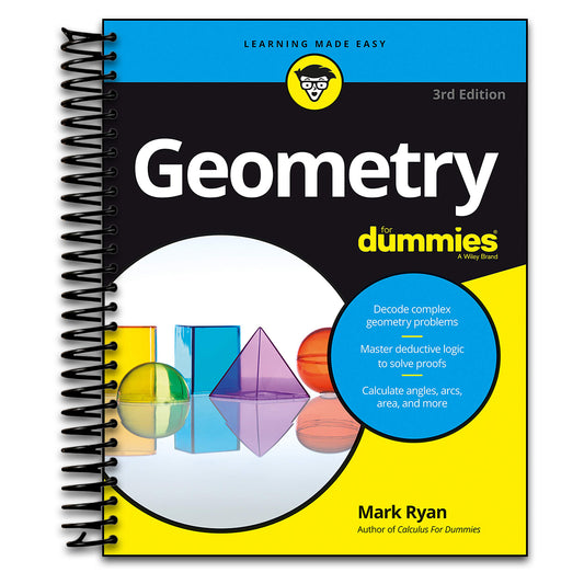 Geometry For Dummies   (Spiral bound)