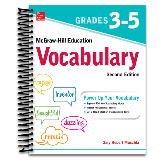 McGraw-Hill Education Vocabulary Grades 3-5, Second Edition