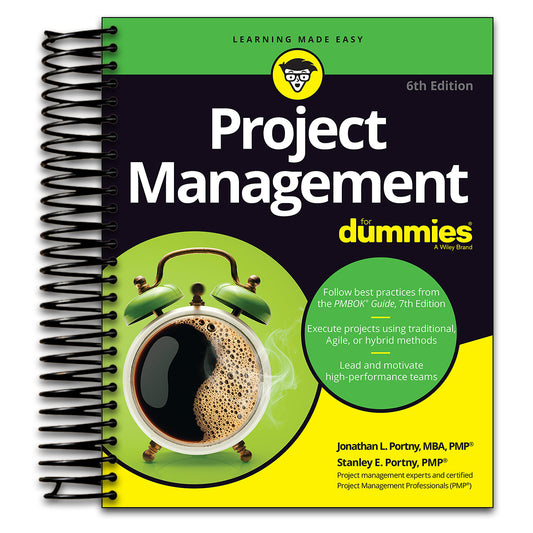 Project Management For Dummies (Spiral bound) Happy Coil spiral bound book