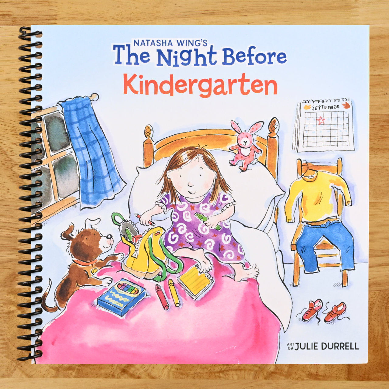 The Night Before Kindergarten (Spiral bound) Happy Coil spiral bound book