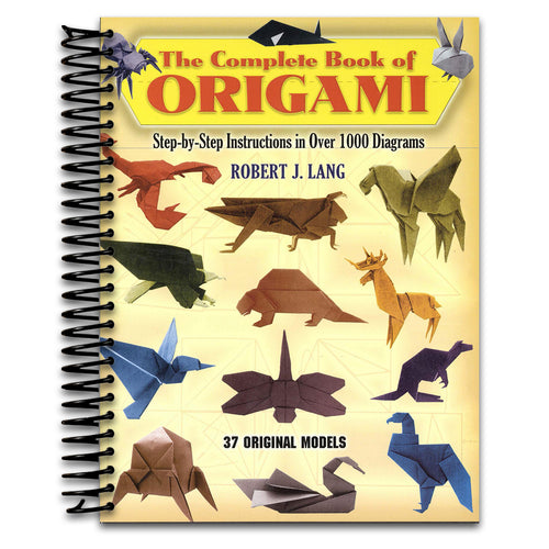 The Complete Book of Origami: Step-by-Step Instructions in Over 1000 Diagrams/37 Original Models (Dover Crafts: Origami & Papercrafts) (Spiral bound) Happy Coil spiral bound book