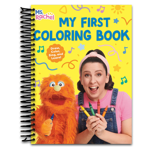 My First Coloring Book (Ms. Rachel)   (Spiral bound)