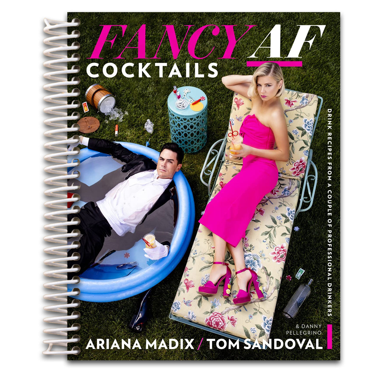 Fancy Af Cocktails: Drink Recipes from a Couple of Professional Drinkers (Spiral bound) Happy Coil spiral bound book