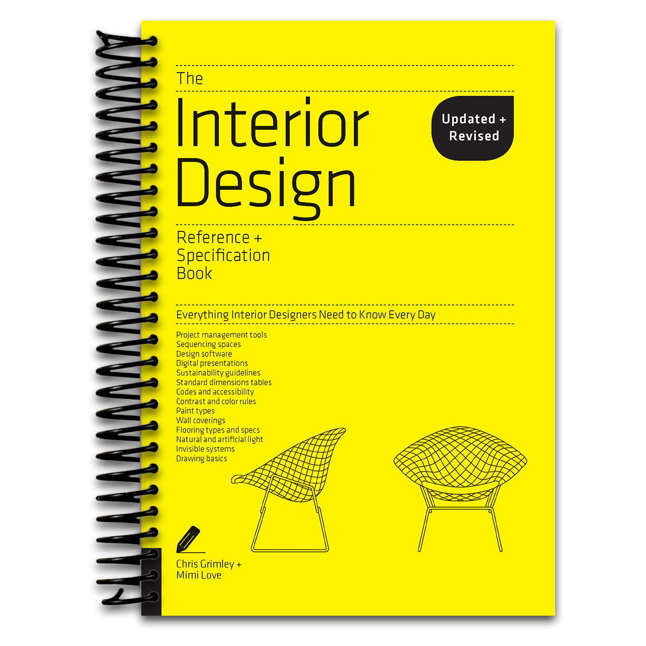 The Interior Design Reference & Specification Book updated & revised: Everything Interior Designers Need to Know Every Day (Spiral bound) Happy Coil spiral bound book
