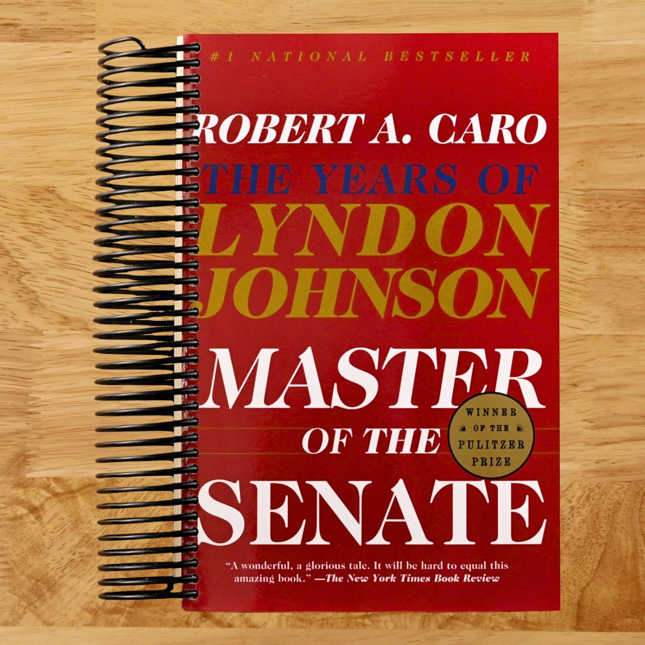 Master Of The Senate: The Years of Lyndon Johnson (Spiral bound) Happy Coil spiral bound book