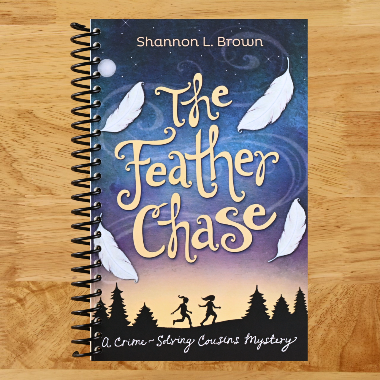 The Feather Chase (Crime-Solving Cousins Mysteries Book 1) (Spiral bound) Happy Coil spiral bound book