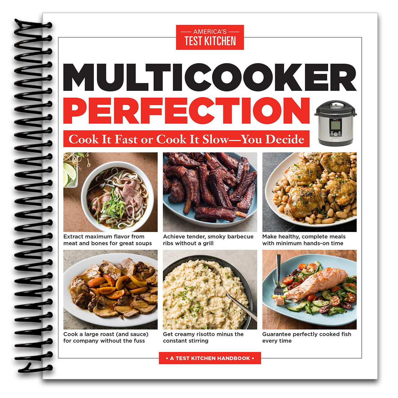 Multicooker Perfection: Cook It Fast or Cook It Slow-You Decide (Spiral bound) Happy Coil spiral bound book