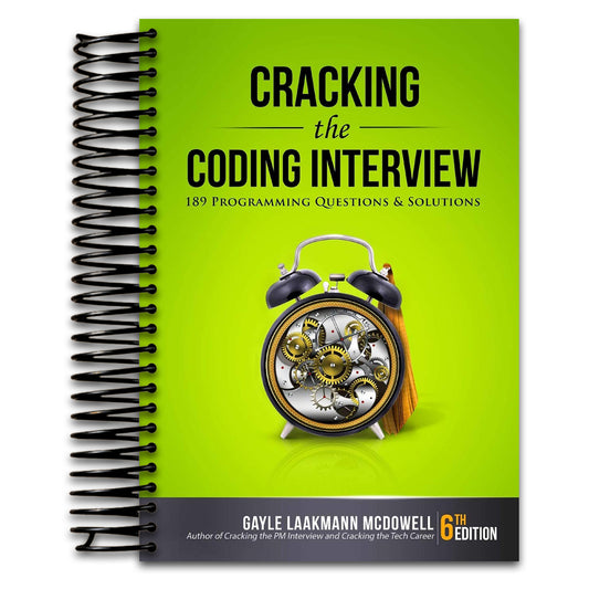 Cracking the Coding Interview: 189 Programming Questions and Solutions (Spiral bound) Happy Coil spiral bound book