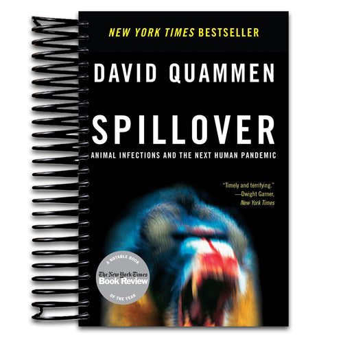 Spillover: Animal Infections and the Next Human Pandemic (Spiral bound) Happy Coil spiral bound book