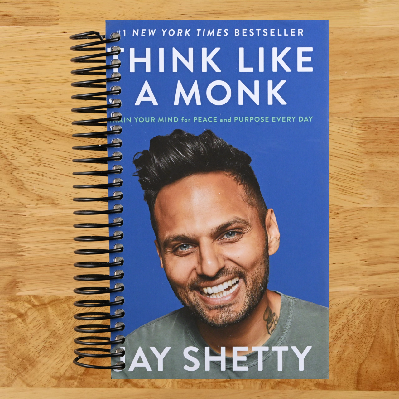 Think Like a Monk: Train Your Mind for Peace and Purpose Every Day (Spiral bound) Happy Coil spiral bound book