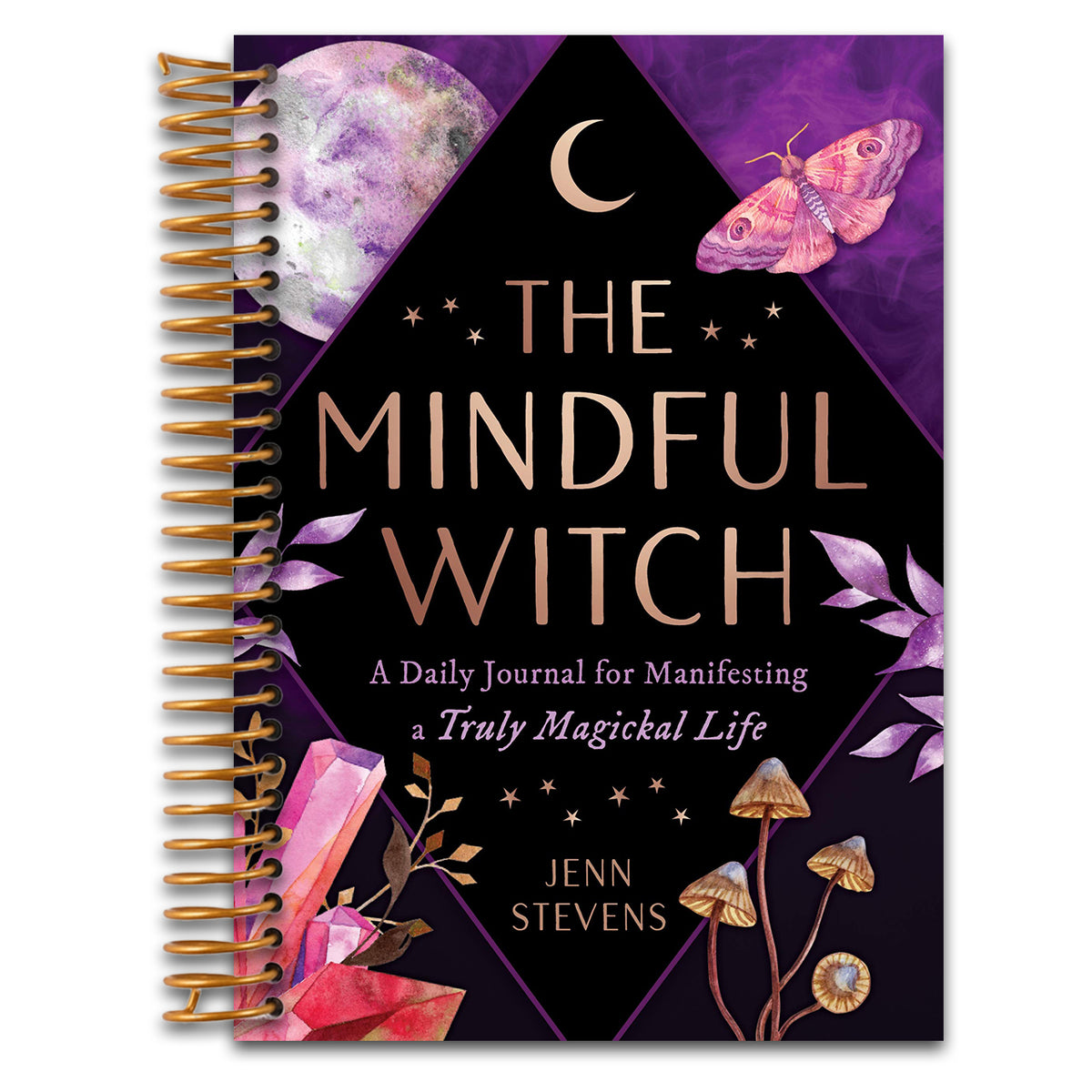 The Mindful Witch: A Daily Journal for Manifesting a Truly Magickal Life   (Spiral bound)