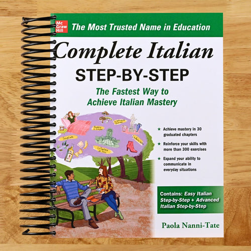 Complete Italian Step-by-Step (Spiral bound) Happy Coil spiral bound book