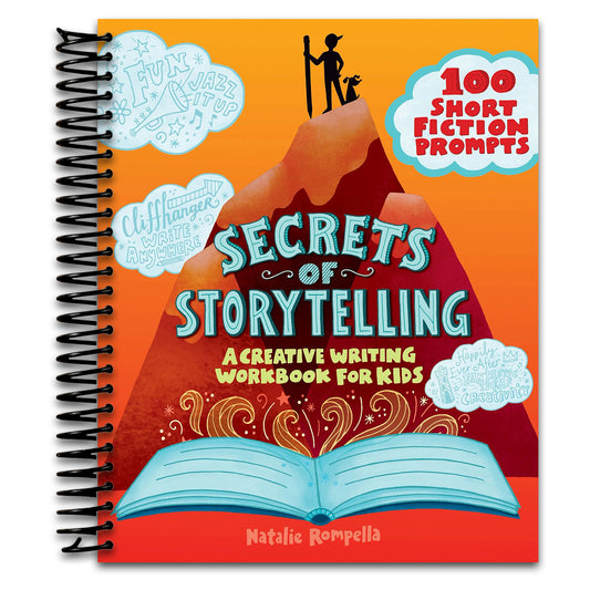 Secrets of Storytelling: A Creative Writing Workbook for Kids   (Spiral bound)