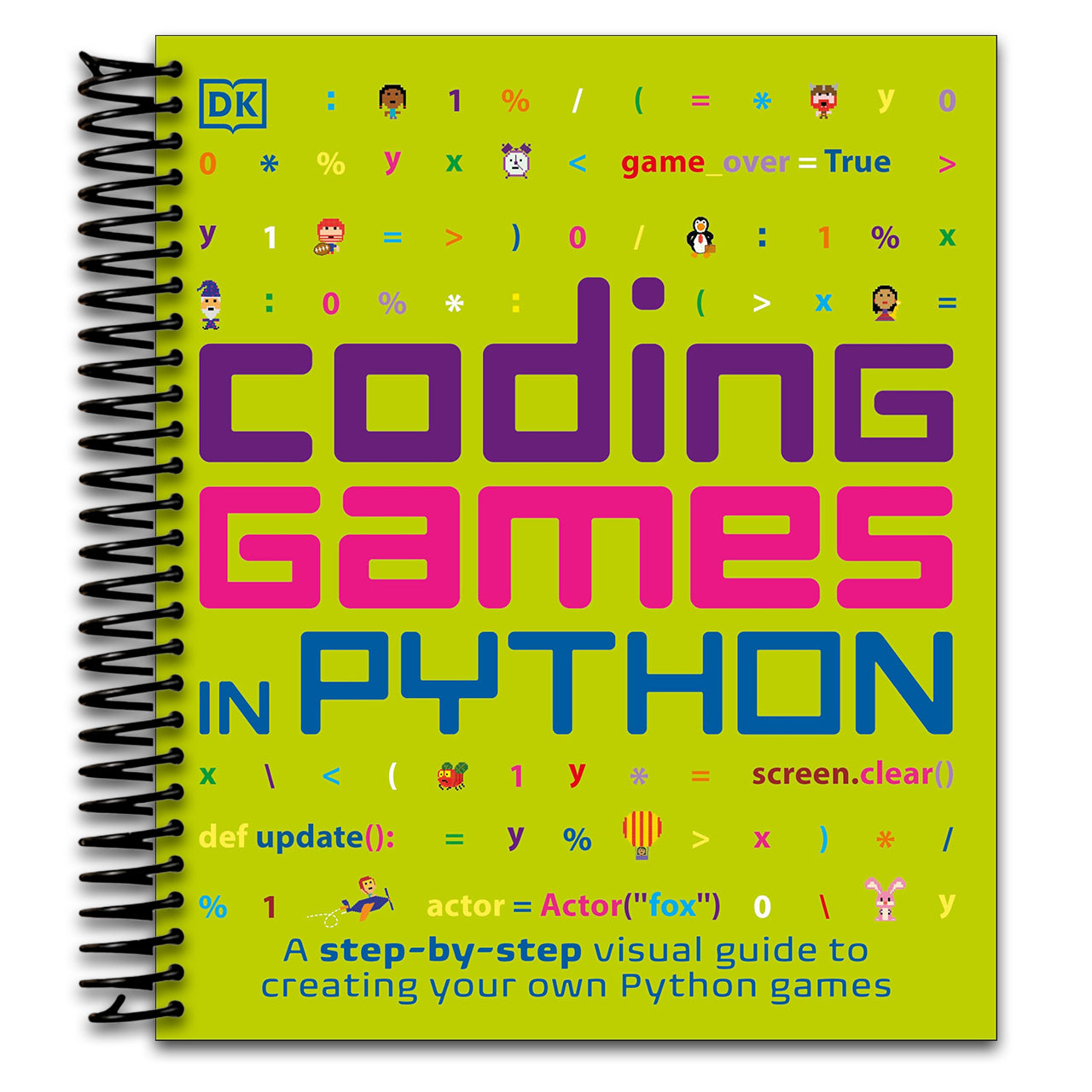 Coding Games in Python (DK Help Your Kids) (Spiral bound) Happy Coil spiral bound book