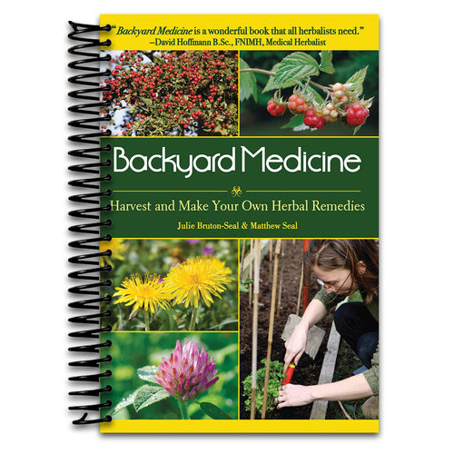 Backyard Medicine: Harvest and Make Your Own Herbal Remedies (Spiral bound) Happy Coil spiral bound book